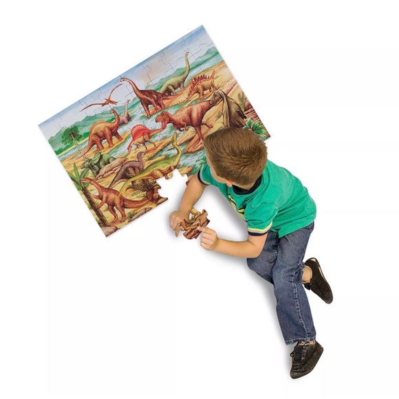 Melissa & Doug Dinosaurs 48 Piece Floor Puzzle - Picture 2 of 4